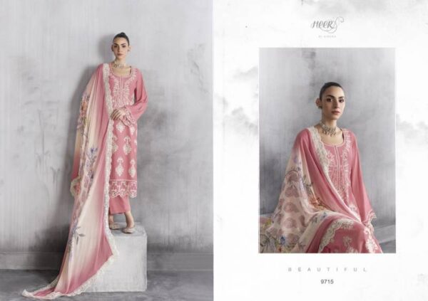 Kimora Heer Bul Bul Maslin Digital Printed Salwar Kameez Wholesale Catalog Collection Exporter - Image 5