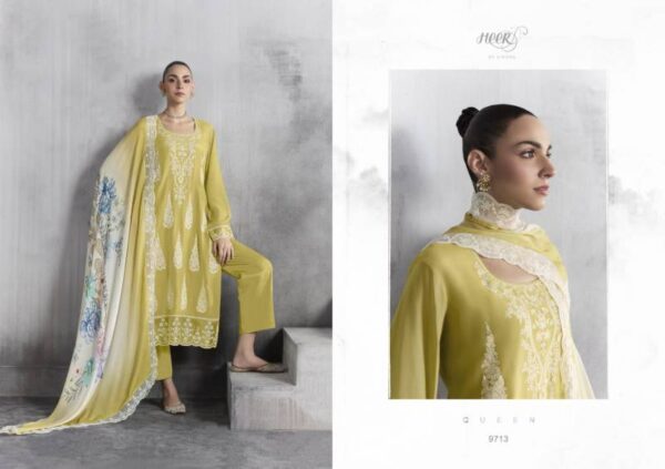 Kimora Heer Bul Bul Maslin Digital Printed Salwar Kameez Wholesale Catalog Collection Exporter - Image 6