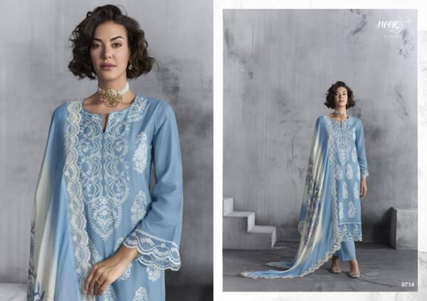 Kimora Heer Bul Bul Maslin Digital Printed Salwar Kameez Wholesale Catalog Collection Exporter - Image 2