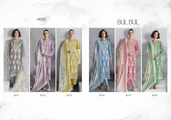 Kimora Heer Bul Bul Maslin Digital Printed Salwar Kameez Wholesale Catalog Collection Exporter - Image 7