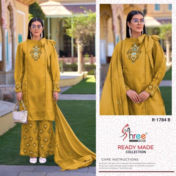 Shree R 1784 Ready Made Pakistani Salwar Kameez Wholesale Catalog Collection Exporter - Image 2