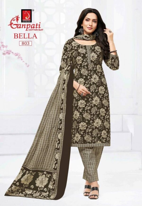 Ganapti Bella Pant Vol 8 Cotton Printed Dress Material Wholesale Catalog Collection Exporter