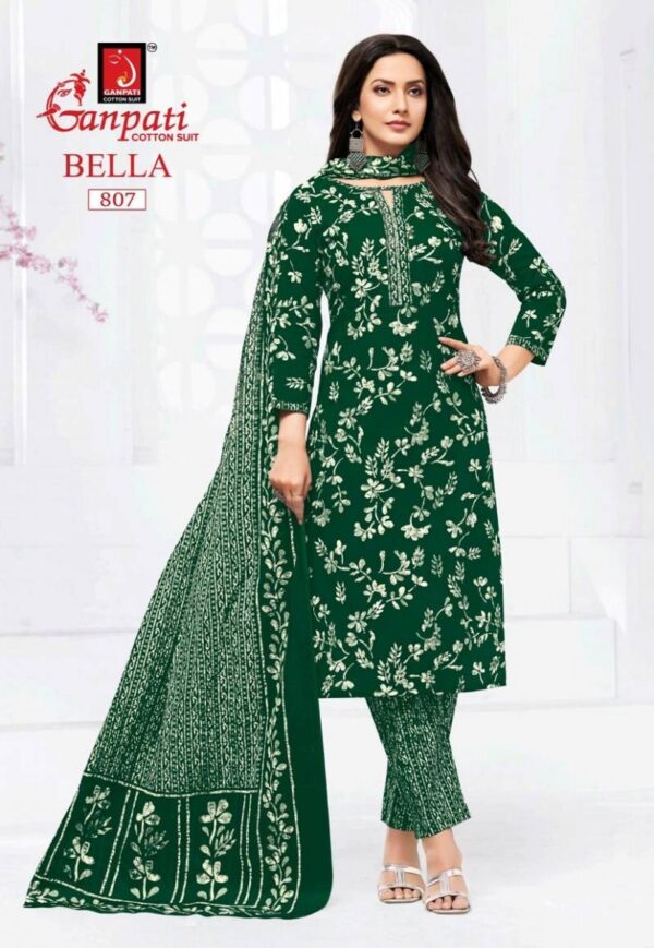 Ganapti Bella Pant Vol 8 Cotton Printed Dress Material Wholesale Catalog Collection Exporter - Image 2