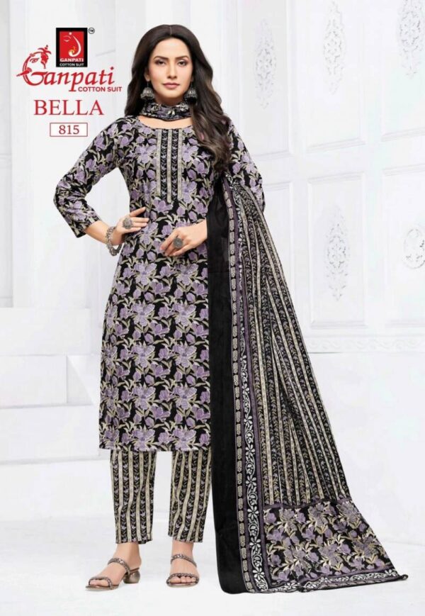 Ganapti Bella Pant Vol 8 Cotton Printed Dress Material Wholesale Catalog Collection Exporter - Image 13