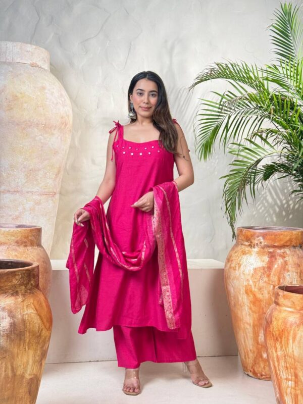 Naisha K 145 Vol 2 Gadwal Kurti Bottom With Dupatta Wholesale Catalog Collection Supplier - Image 5
