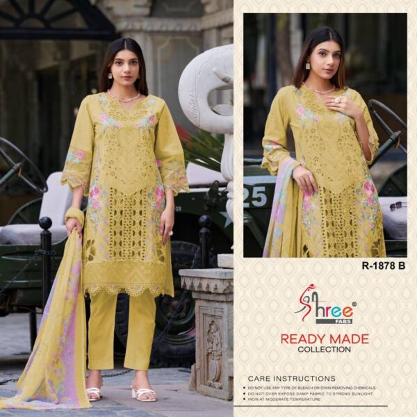 Shree R 1878 Ready Made Pakistani Salwar Kameez Wholesale Catalog Collection Exporter - Image 4