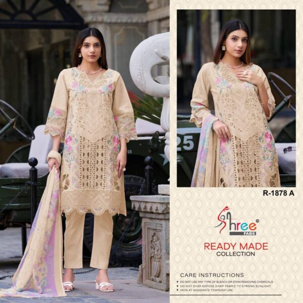 Shree R 1878 Ready Made Pakistani Salwar Kameez Wholesale Catalog Collection Exporter - Image 5