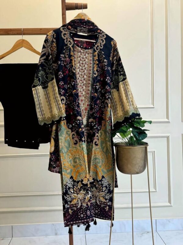 Jihan 3756 Cotton Dupatta Pakistani Salwar Kameez Wholesale Catalog Collection Supplier - Image 4