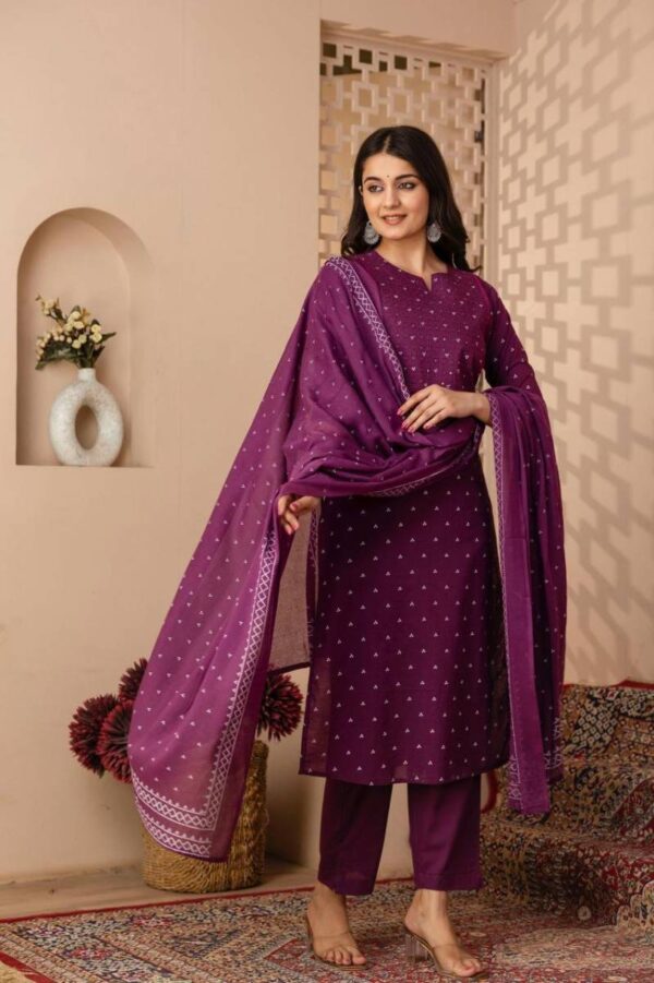 Naisha K 146 Cotton Kurti Bottom With Dupatta Wholesale Catalog Collection Supplier