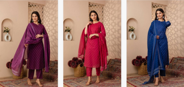 Naisha K 146 Cotton Kurti Bottom With Dupatta Wholesale Catalog Collection Supplier - Image 4