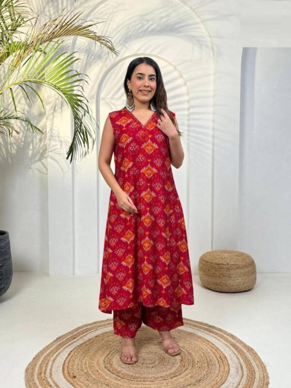 Naisha K 148 Vetican Printed Kurti With Bottom Wholesale Catalog Collection Supplier - Image 3