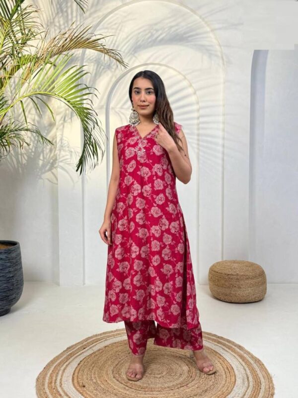 Naisha K 148 Vetican Printed Kurti With Bottom Wholesale Catalog Collection Supplier - Image 4