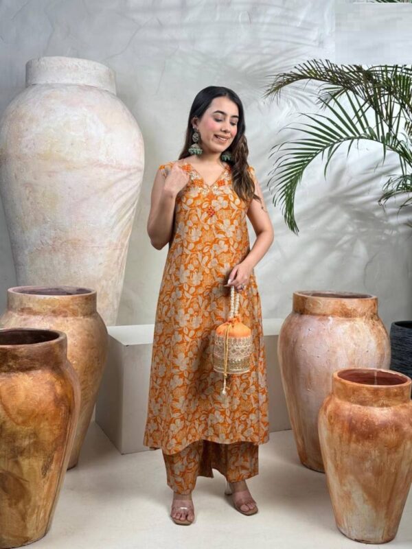Naisha K 148 Vetican Printed Kurti With Bottom Wholesale Catalog Collection Supplier - Image 8