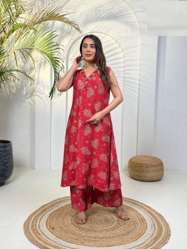 Naisha K 148 Vetican Printed Kurti With Bottom Wholesale Catalog Collection Supplier - Image 9