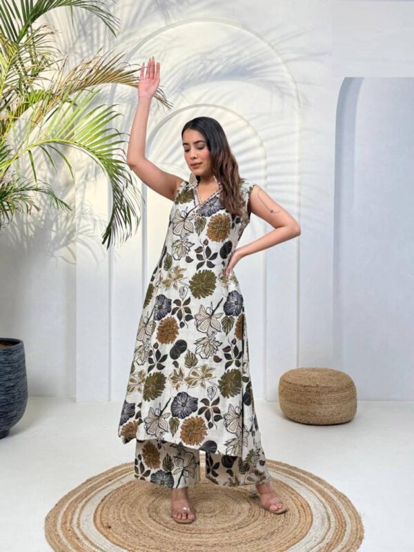 Naisha K 148 Vetican Printed Kurti With Bottom Wholesale Catalog Collection Supplier - Image 10
