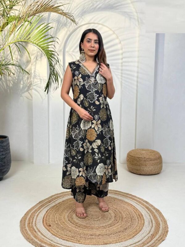 Naisha K 148 Vetican Printed Kurti With Bottom Wholesale Catalog Collection Supplier - Image 11