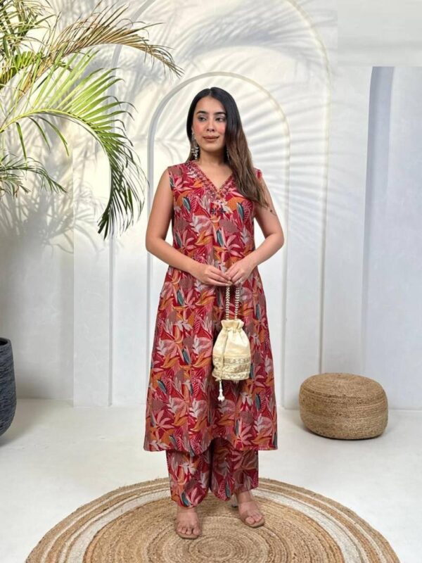 Naisha K 148 Vetican Printed Kurti With Bottom Wholesale Catalog Collection Supplier - Image 23