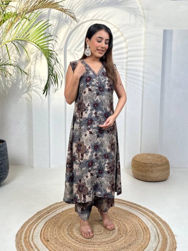 Naisha K 148 Vetican Printed Kurti With Bottom Wholesale Catalog Collection Supplier - Image 29