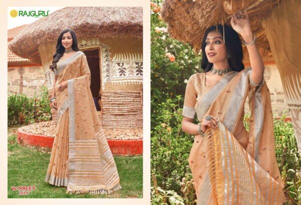 Rajguru Preet Cotton Fancy Sarees Wholesale Catalog Collection Exporter - Image 5