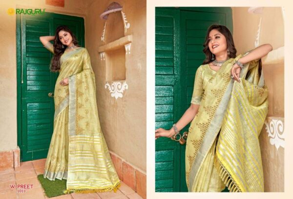 Rajguru Preet Cotton Fancy Sarees Wholesale Catalog Collection Exporter - Image 6