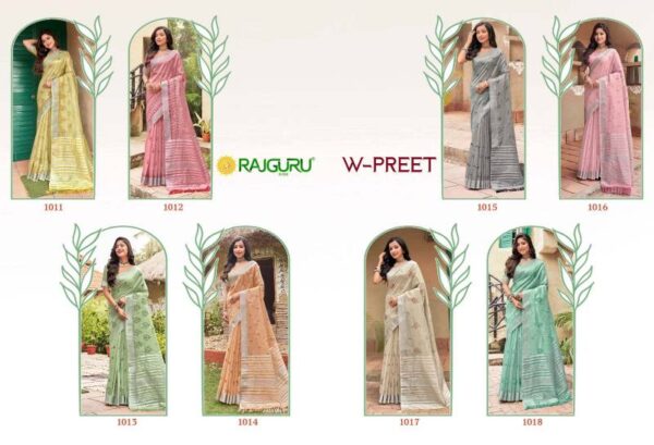 Rajguru Preet Cotton Fancy Sarees Wholesale Catalog Collection Exporter - Image 8