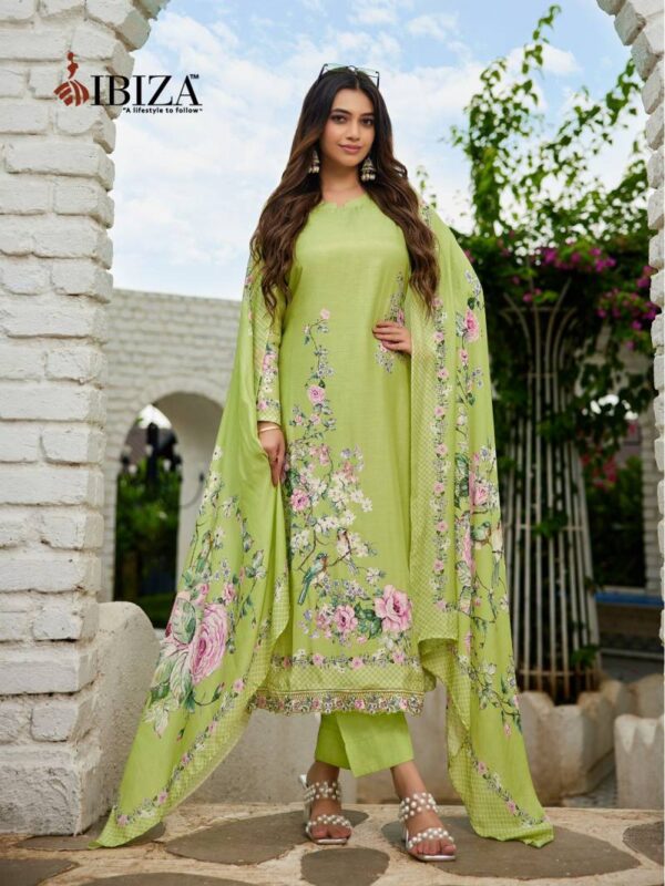 Ibiza Tunic Bemberg Maslin Digital Printed Salwar Kameez Wholesale Catalog Collection Supplier - Image 2