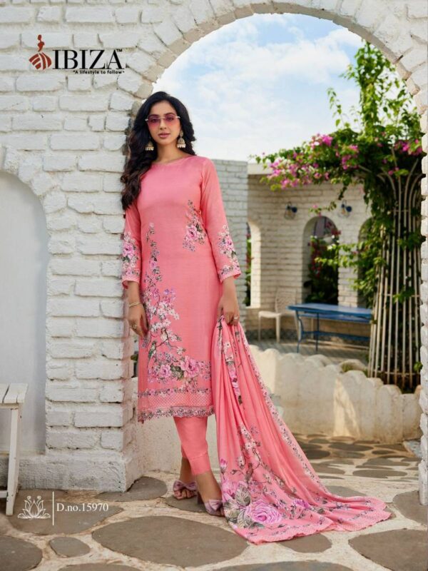 Ibiza Tunic Bemberg Maslin Digital Printed Salwar Kameez Wholesale Catalog Collection Supplier - Image 4