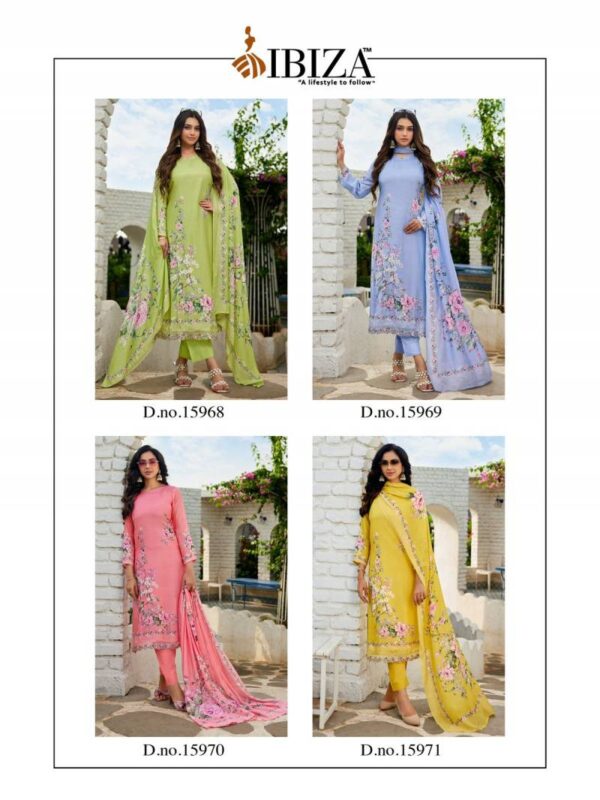 Ibiza Tunic Bemberg Maslin Digital Printed Salwar Kameez Wholesale Catalog Collection Supplier - Image 6