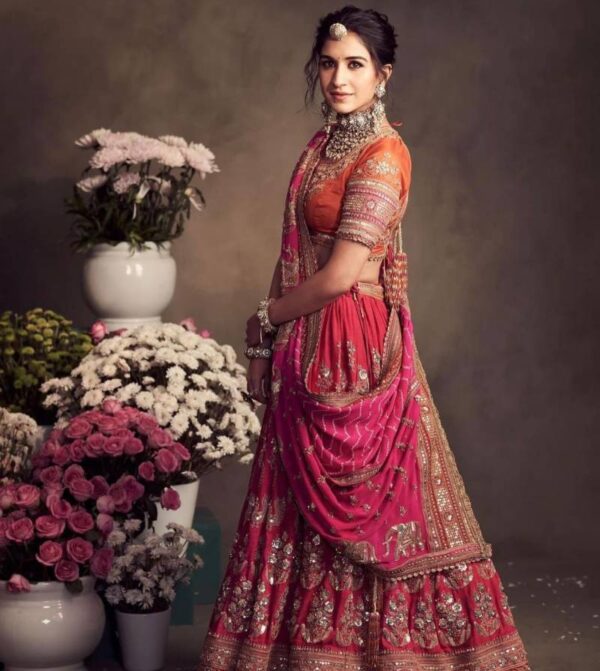 Src 008 Heavy Embroidered Designer Lehenga Choli Wholesale Catalog Collection Exporter - Image 3