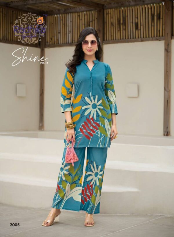 Radhika Shine Vol 2 Cotton Discharge Printed Co Ord Set Wholesale Catalog Collection Exporter - Image 7