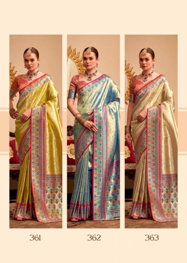 Rajpath Maheswari Tissue Silk Fancy Saree Wholesale Catalog Collection Exporter - Image 9