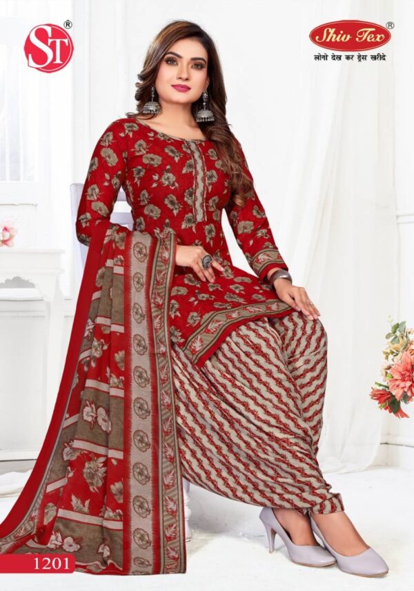 Shiv Tex G20 Vol 12 Patiyala Cotton Printed Fancy Dress Material Wholesale Catalog Collection Exporter - Image 2