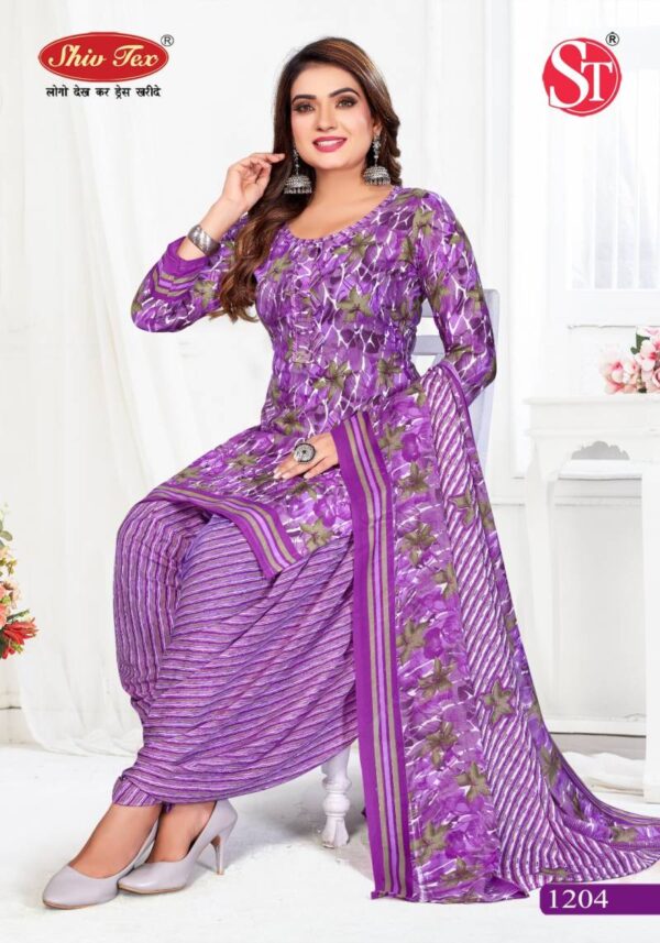 Shiv Tex G20 Vol 12 Patiyala Cotton Printed Fancy Dress Material Wholesale Catalog Collection Exporter - Image 6