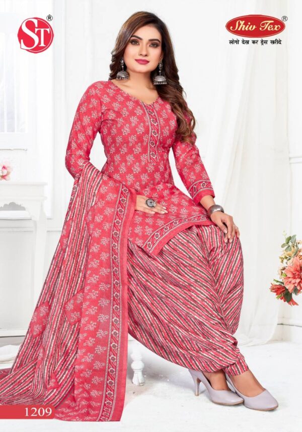 Shiv Tex G20 Vol 12 Patiyala Cotton Printed Fancy Dress Material Wholesale Catalog Collection Exporter - Image 9