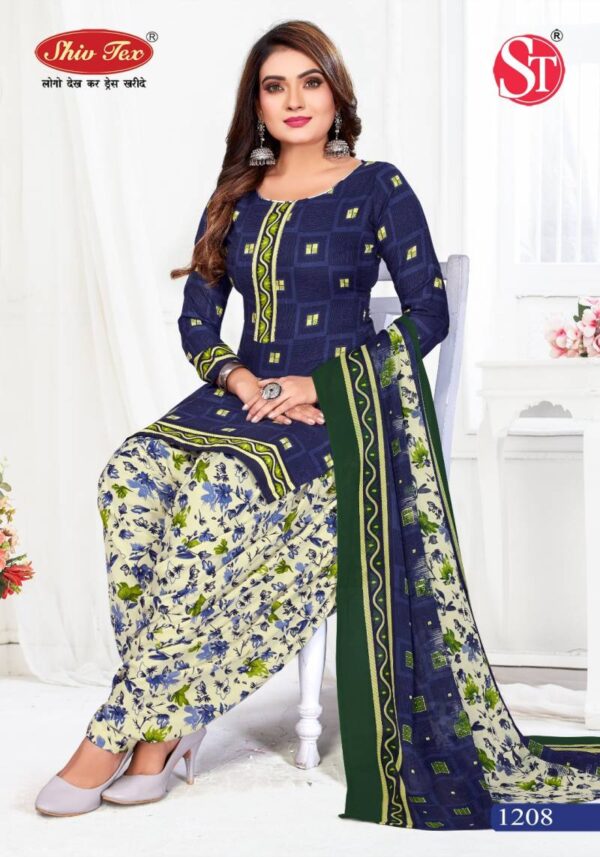 Shiv Tex G20 Vol 12 Patiyala Cotton Printed Fancy Dress Material Wholesale Catalog Collection Exporter - Image 10