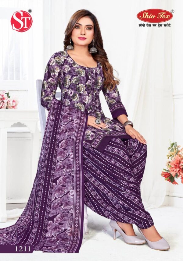 Shiv Tex G20 Vol 12 Patiyala Cotton Printed Fancy Dress Material Wholesale Catalog Collection Exporter - Image 13