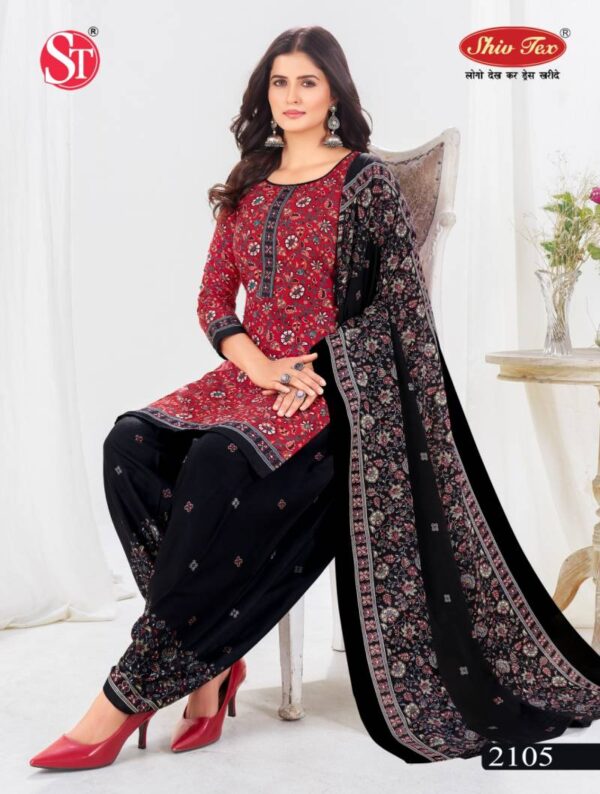 Shiv Tex Simran Vol 21 Patiyala Cotton Printed Dress Material Wholesale Catalog Collection Exporter - Image 7