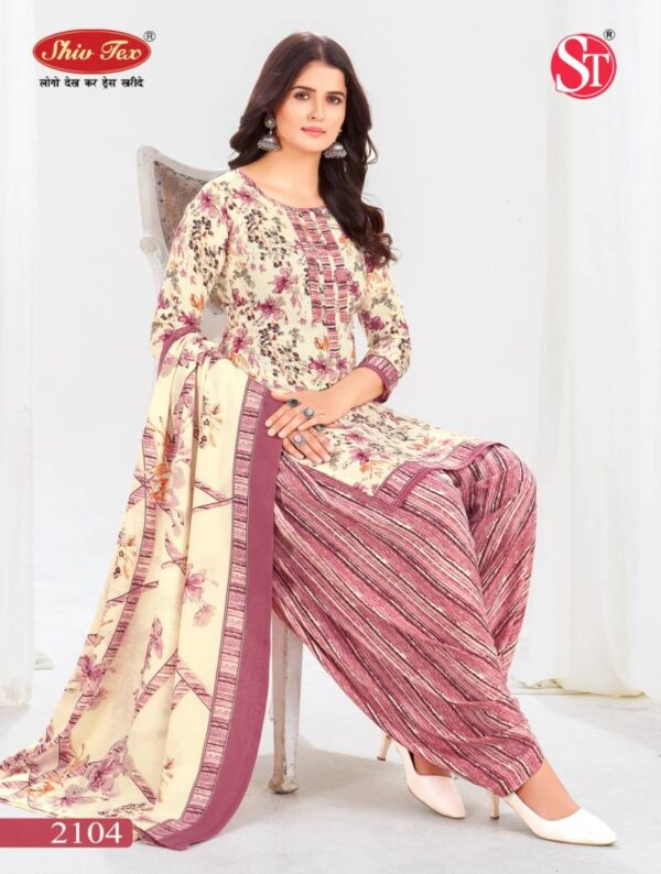 Shiv Tex Simran Vol 21 Patiyala Cotton Printed Dress Material Wholesale Catalog Collection Exporter - Image 13