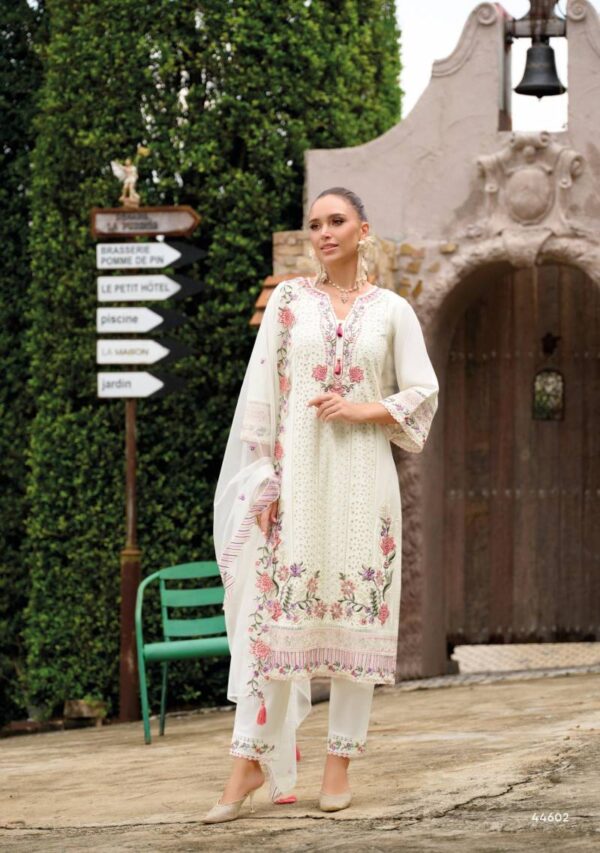 Kailee Estiva Viscose Organza Top Bottom With Dupatta Wholesale Catalog Collection Exporter - Image 3