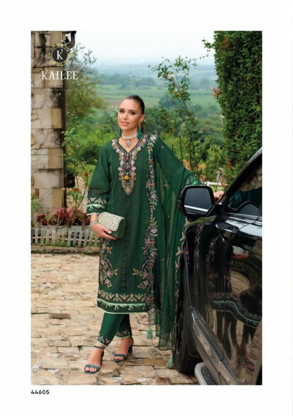 Kailee Estiva Viscose Organza Top Bottom With Dupatta Wholesale Catalog Collection Exporter - Image 2