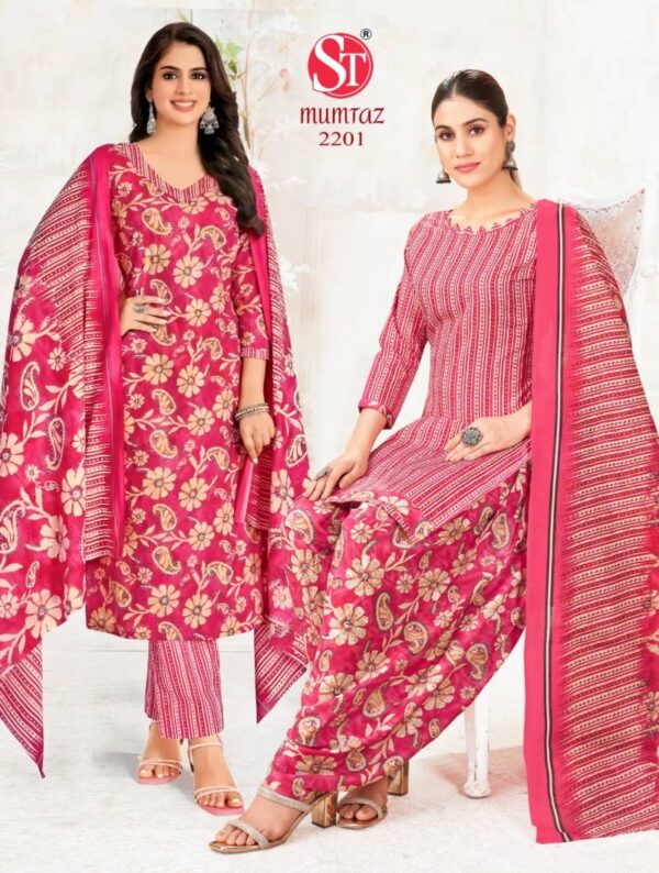 Shiv Tex Mumtaz Vol 22 Indo Patiyala Cotton Printed Dress Material Wholesale Catalog Collection Exporter - Image 5