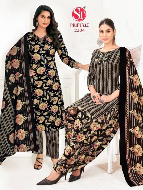 Shiv Tex Mumtaz Vol 22 Indo Patiyala Cotton Printed Dress Material Wholesale Catalog Collection Exporter - Image 7