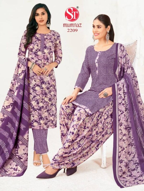Shiv Tex Mumtaz Vol 22 Indo Patiyala Cotton Printed Dress Material Wholesale Catalog Collection Exporter - Image 11