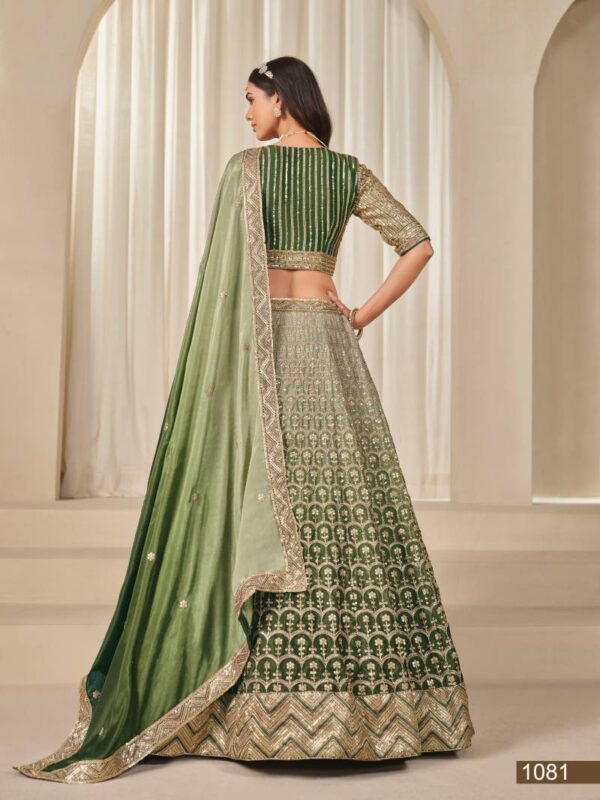 Mehvish Karishma Chinon Silk Designer Lehenga Choli Wholesale Catalog Collection Exporter - Image 4