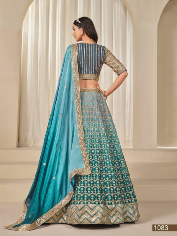 Mehvish Karishma Chinon Silk Designer Lehenga Choli Wholesale Catalog Collection Exporter - Image 6