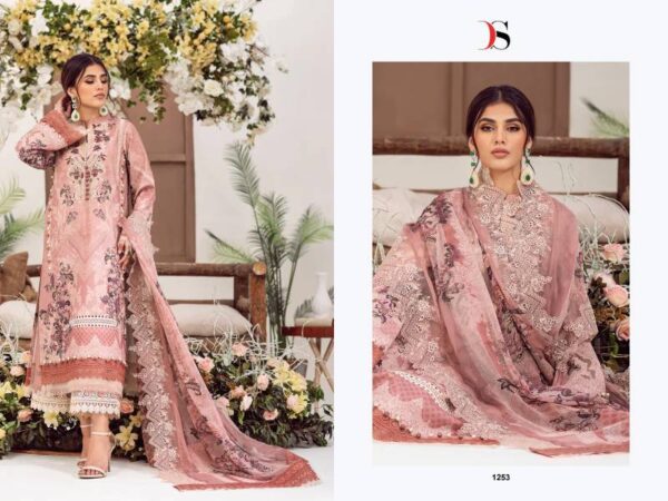 Deepsy Jade Needle Wonder 2025 Vol 3 Cotton Dupatta Pakistani Suits Wholesale Catalog Collection Exporter - Image 6