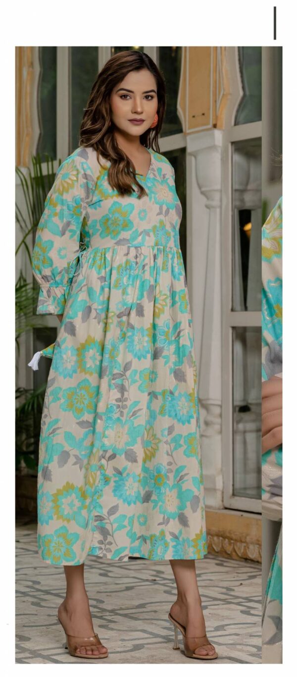 Naisha K 149 Printed Casual Wear Long Kurti Wholesale Catalog Collection Supplier