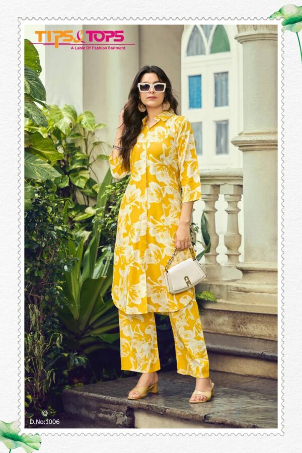 Tips And Tops Barbie Co Ord Set Vol 1 Rayon Western Wholesale Catalog Collection Exporter - Image 7