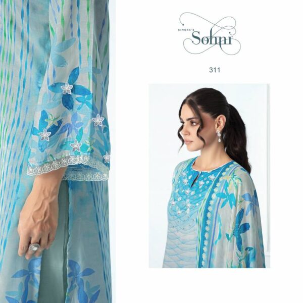 Kimora Heer Sohni Oceane Muslin Digital Printed Salwar Suits Wholesale Catalog Collection Supplier - Image 3