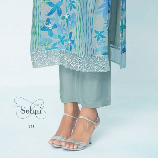 Kimora Heer Sohni Oceane Muslin Digital Printed Salwar Suits Wholesale Catalog Collection Supplier - Image 4